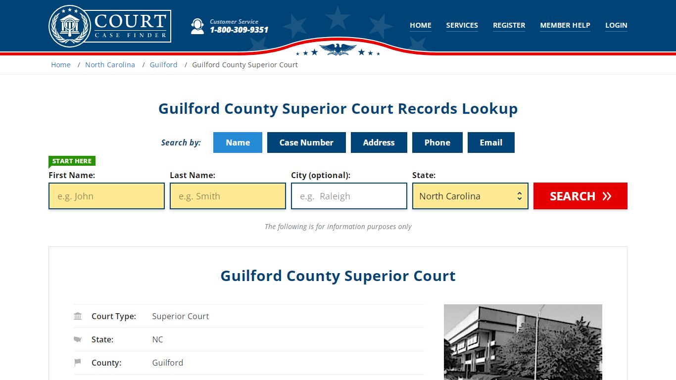 Guilford County Superior Court Records Lookup - CourtCaseFinder.com